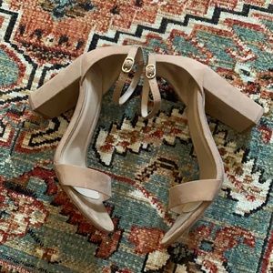 Taupe Ema Suede Block Heel Sandal - 9M